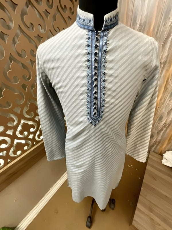 unstitched fabric for kurta - CROWN FABRIC